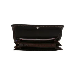 Frandi Porte-monnaie cuir marron homme -><noscript><img width=