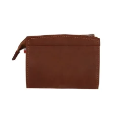 Frandi Porte-monnaie homme cuir marron foncé -><noscript><img width=