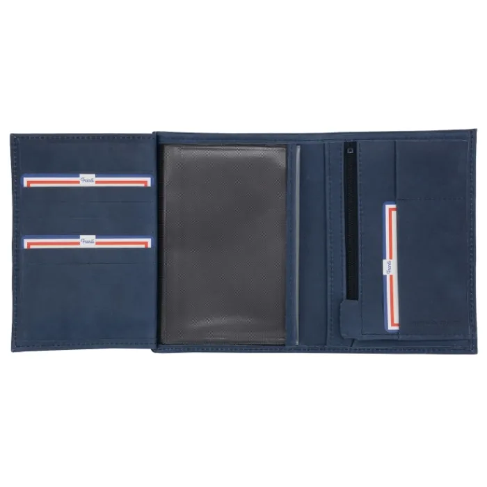 Frandi RFID Portefeuille vintage - 1930>Homme Portefeuille Anti Rfid Cuir
