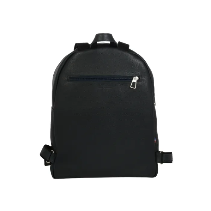 Frandi Sac à dos homme en cuir rouge et noir ->Homme Sac-Sacoches Cuir