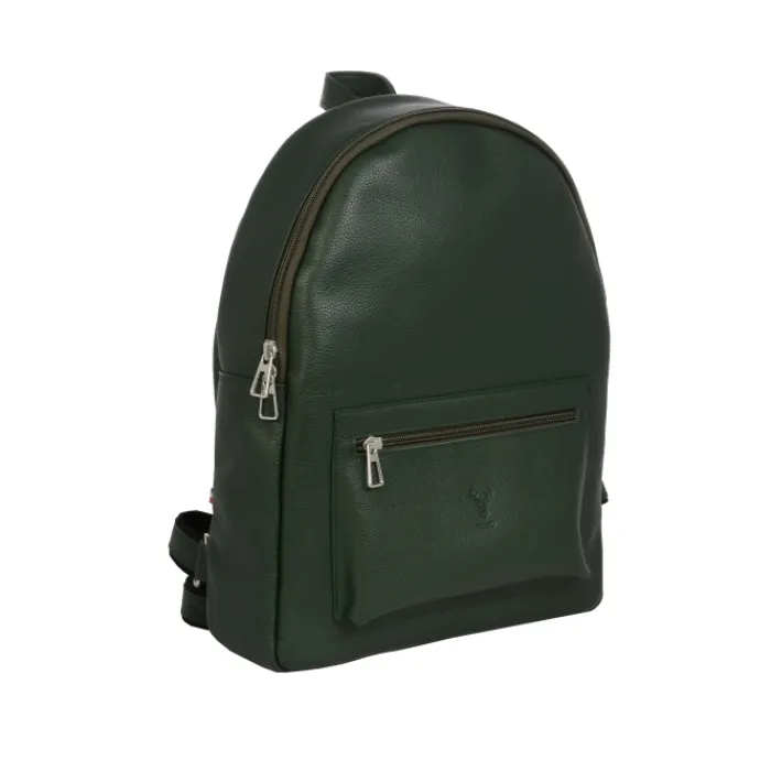 Frandi Sac à dos homme en cuir rouge et noir ->Homme Sac-Sacoches Cuir