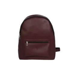 Frandi Sac à dos homme en cuir rouge et noir -><noscript><img width=
