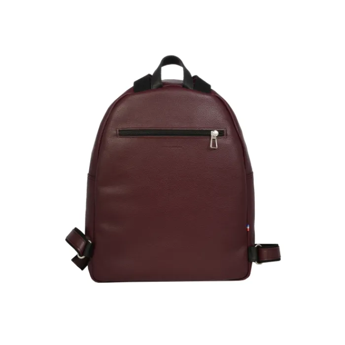 Frandi Sac à dos homme en cuir rouge et noir ->Homme Sac-Sacoches Cuir