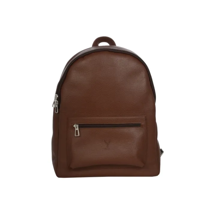 Frandi Sac à dos homme en cuir rouge et noir ->Homme Sac-Sacoches Cuir