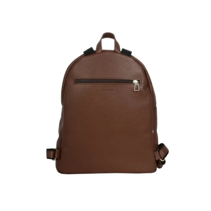 Frandi Sac à dos homme en cuir rouge et noir ->Homme Sac-Sacoches Cuir