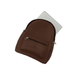 Frandi Sac à dos homme en cuir rouge et noir -><noscript><img width=