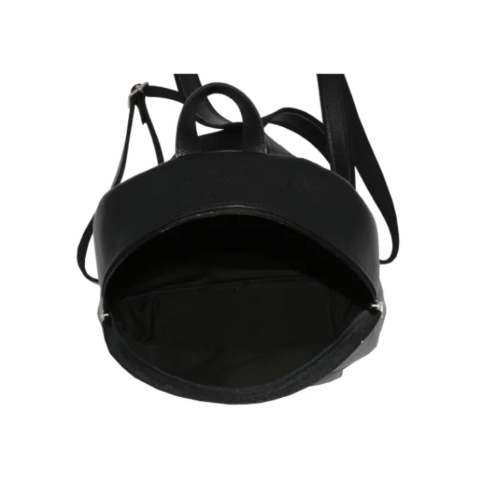 Frandi Sac à dos homme en cuir rouge et noir ->Homme Sac-Sacoches Cuir