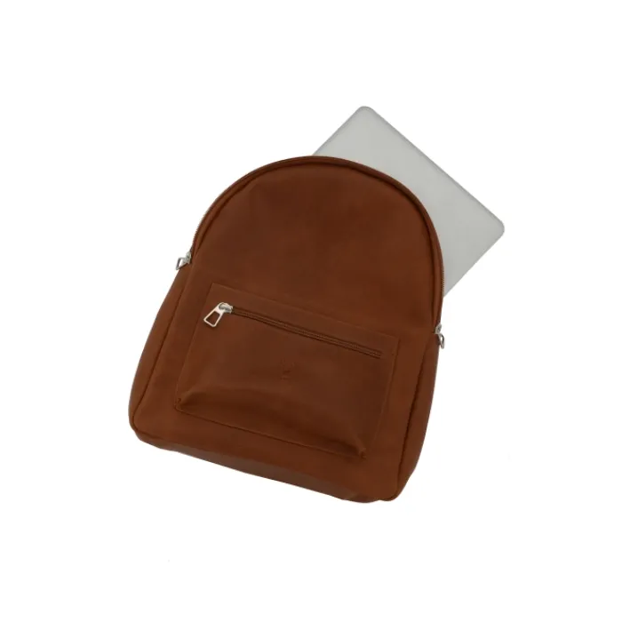 Frandi Sac à dos homme en cuir rouge et noir ->Homme Sac-Sacoches Cuir