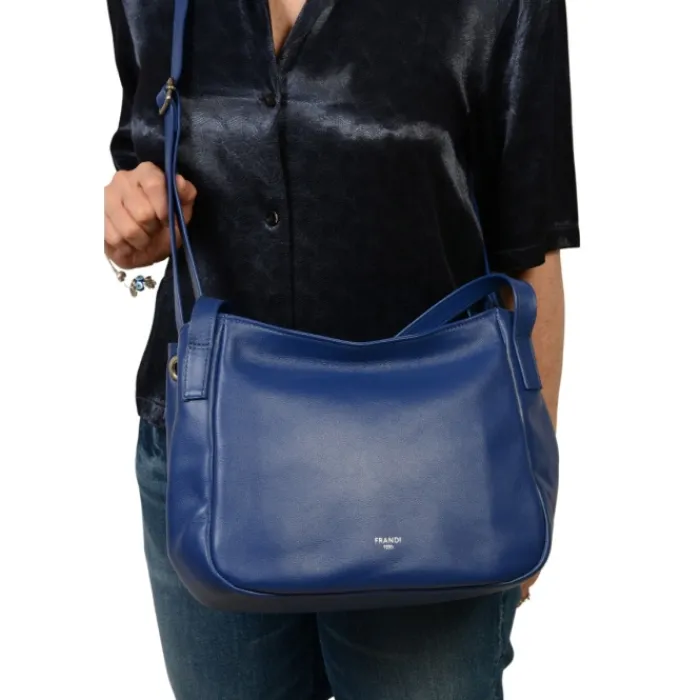 Frandi Sac à main porté epaule>Femme Sac Cuir