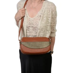 Frandi Sac Caroline Camel Paillettes><noscript><img width=