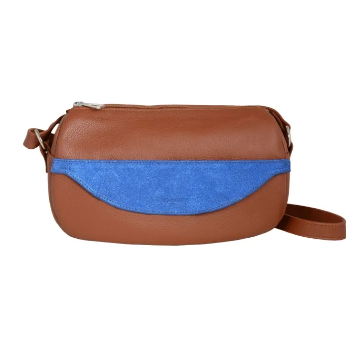 Frandi Sac Caroline Camel Paillettes>Femme Sac Cuir