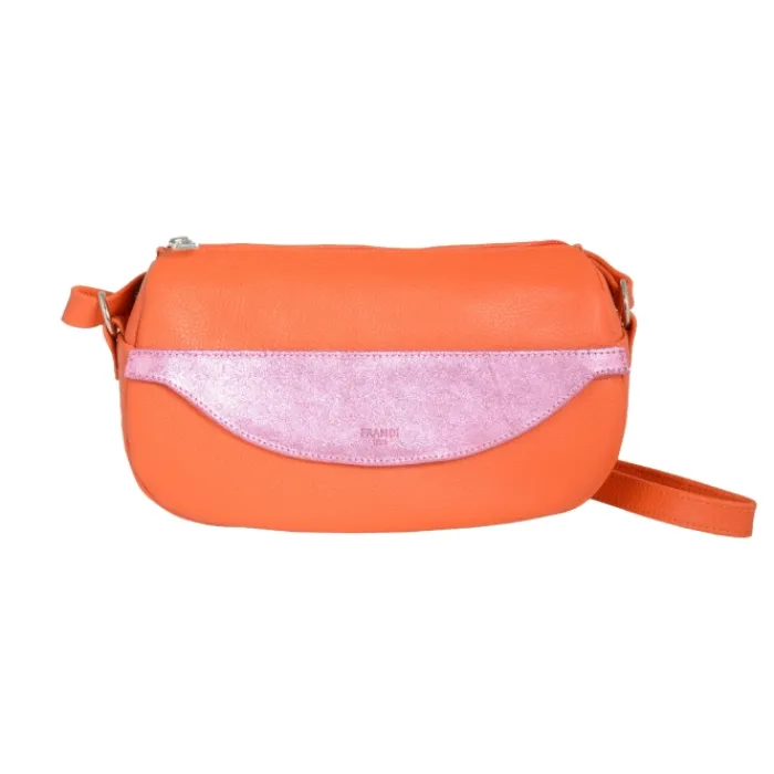 Frandi Sac Caroline Orange>Femme Sac Cuir