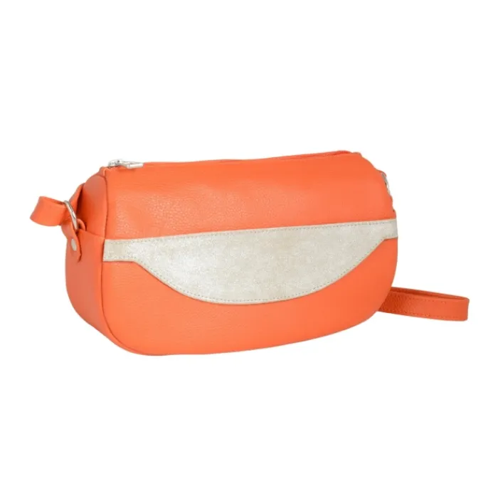 Frandi Sac Caroline Orange>Femme Sac Cuir