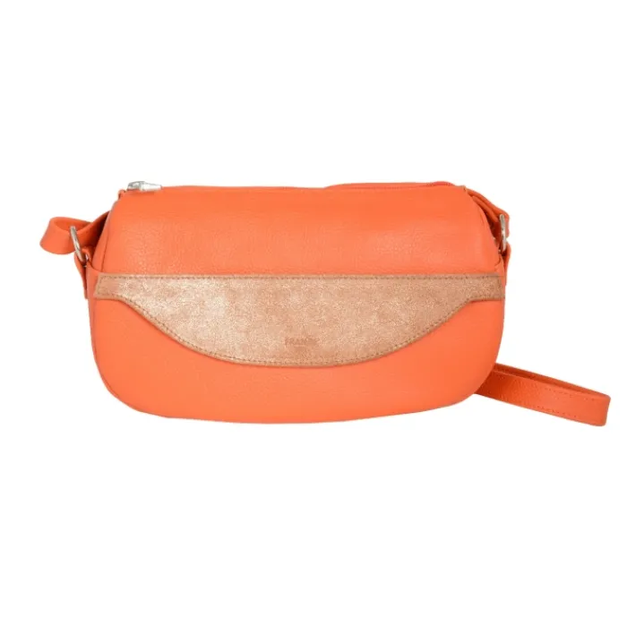 Frandi Sac Caroline Orange>Femme Sac Cuir