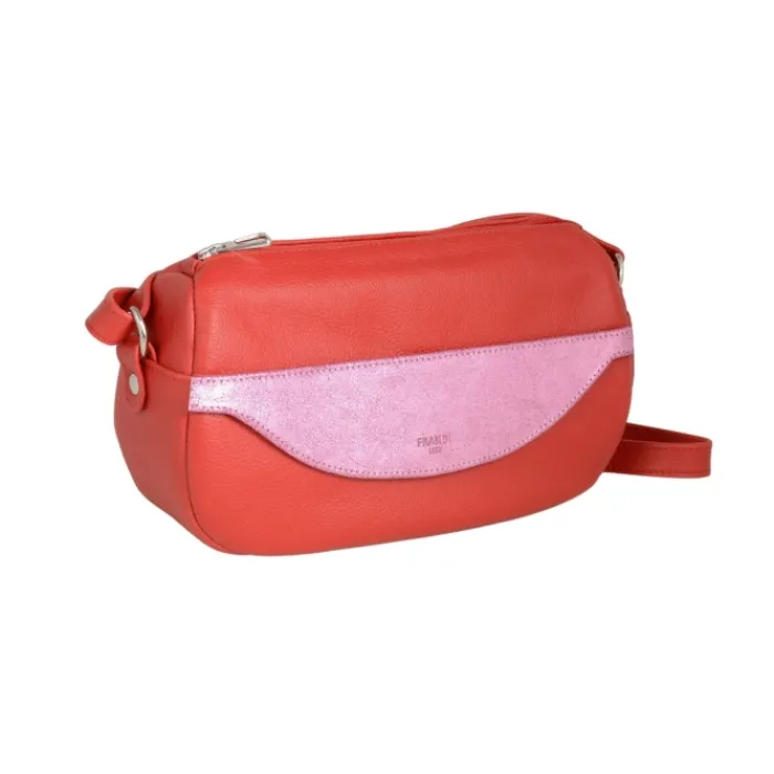 Frandi Sac Caroline Rouge Paillette>Femme Sac Cuir