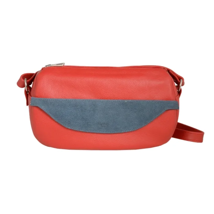 Frandi Sac Caroline Rouge Paillette>Femme Sac Cuir