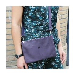 Frandi Sac cuir femme avec bandoulière cuir -><noscript><img width=