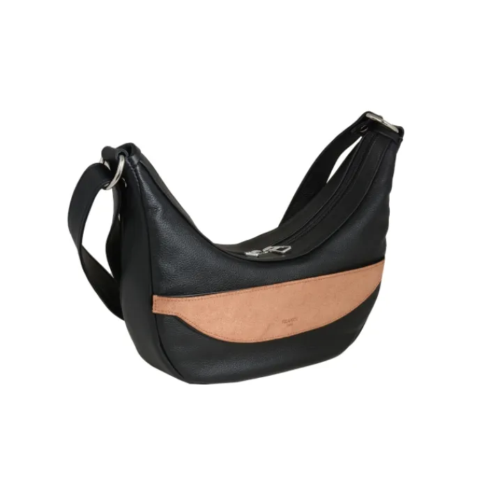 Frandi Sac Francine Noir Pailletes>Femme Sac Cuir