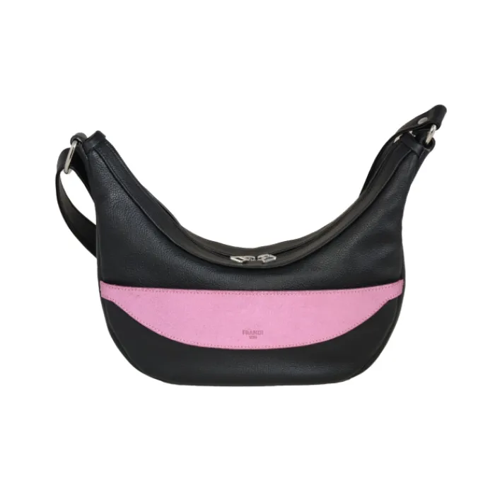 Frandi Sac Francine Noir Pailletes>Femme Sac Cuir