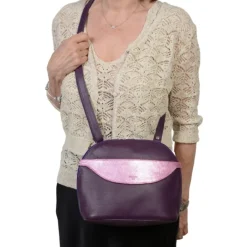 Frandi Sac Ida cuir 35199 Violet><noscript><img width=
