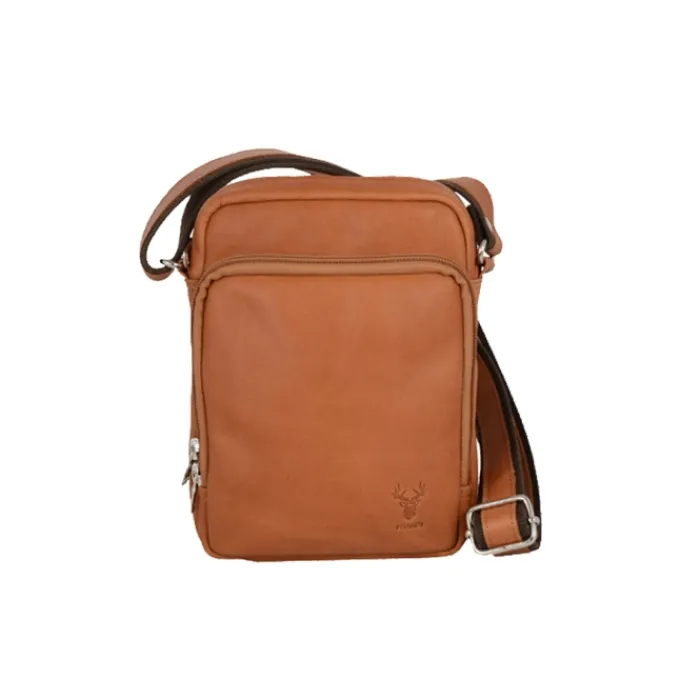 Frandi Sacoche à bandoulière en cuir gold, noir ou marron -5960>Homme Sac-Sacoches Cuir