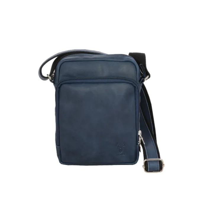 Frandi Sacoche à bandoulière en cuir gold, noir ou marron -5960>Homme Sac-Sacoches Cuir