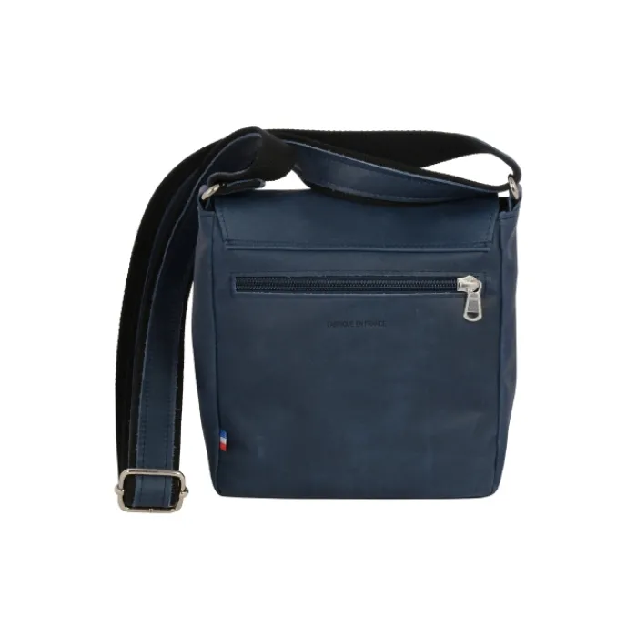 Frandi Sacoche cuir avec rabat 5267 ->Homme Sac-Sacoches Cuir