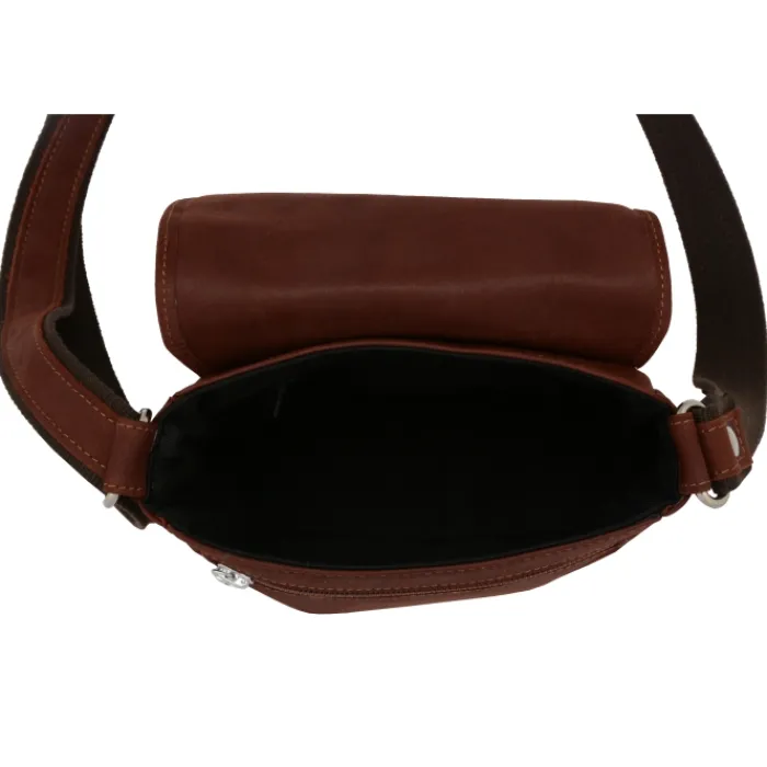Frandi Sacoche cuir avec rabat 5267 ->Homme Sac-Sacoches Cuir