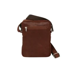 Frandi Sacoche en cuir avec double compartiment ->Homme Sac-Sacoches Cuir