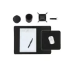 Frandi Set de bureau>Femme Sous-Main Bureau Cuir | Sous-Main Bureau