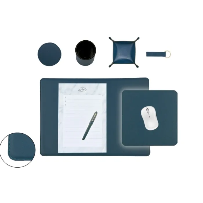 Frandi Set de bureau>Femme Sous-Main Bureau Cuir | Sous-Main Bureau