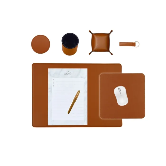 Frandi Set de bureau>Femme Sous-Main Bureau Cuir | Sous-Main Bureau