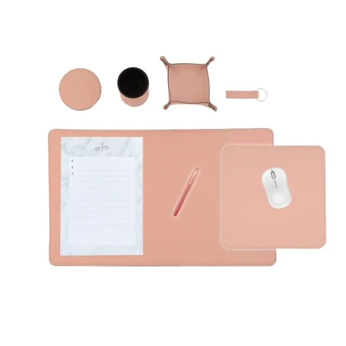 Frandi Set de bureau>Femme Sous-Main Bureau Cuir | Sous-Main Bureau