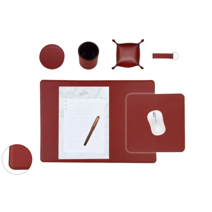 Frandi Set de bureau>Femme Sous-Main Bureau Cuir | Sous-Main Bureau