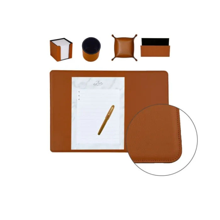 Frandi Set de bureau 50/34 cm>Femme Sous-Main Bureau Cuir | Sous-Main Bureau