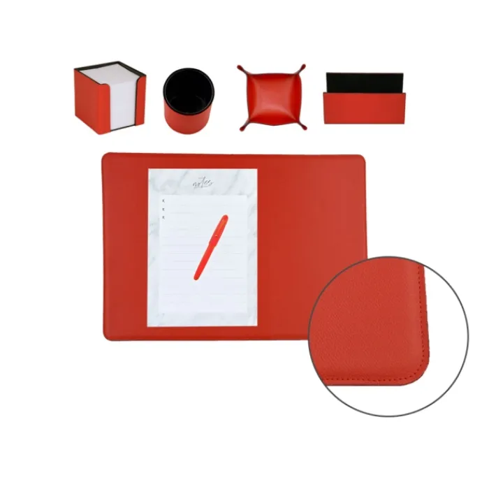 Frandi Set de bureau 50/34 cm>Femme Sous-Main Bureau Cuir | Sous-Main Bureau