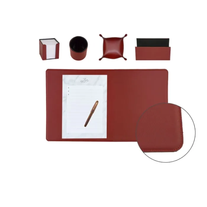 Frandi Set de bureau 50/34 cm>Femme Sous-Main Bureau Cuir | Sous-Main Bureau