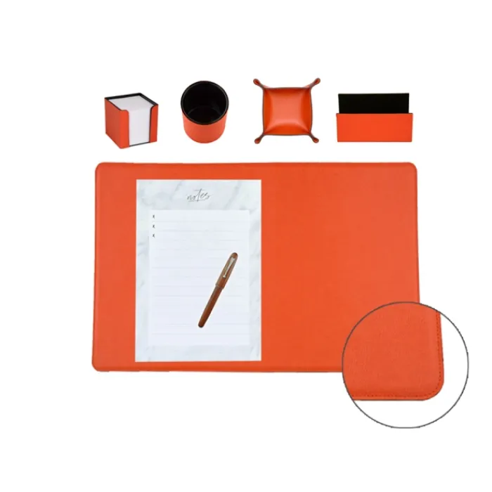 Frandi Set de bureau Grainé>Femme Sous-Main Bureau Cuir | Sous-Main Bureau
