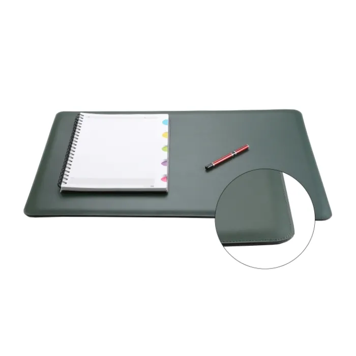 Frandi Sous main bureau cuir rouge, noir ou gris - Made in France>Femme Sous-Main Bureau Cuir