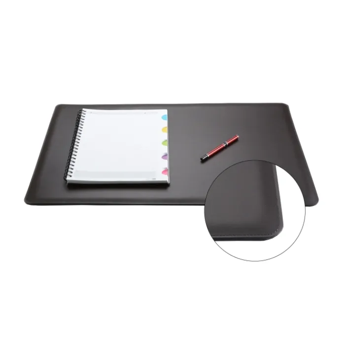 Frandi Sous main bureau cuir rouge, noir ou gris - Made in France>Femme Sous-Main Bureau Cuir