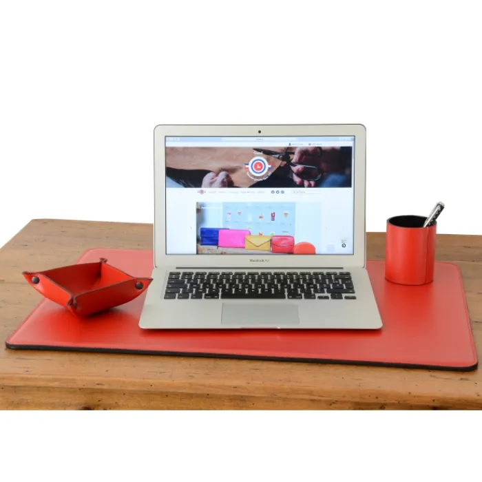 Frandi Sous main cuir luxe 60/40 cm - Fabrication France>Homme Sous-Main Bureau