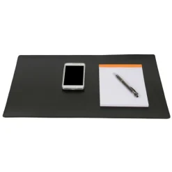 Frandi Sous main de bureau en cuir marron -><noscript><img width=