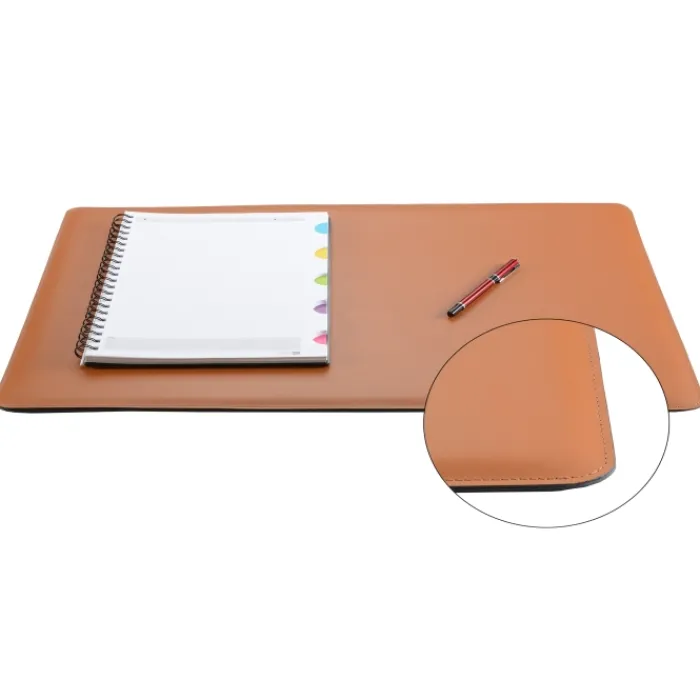 Frandi Sous main de bureau en cuir 80/40 cm ->Femme Sous-Main Bureau Cuir