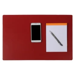 Frandi Sous main de bureau en cuir marron -><noscript><img width=